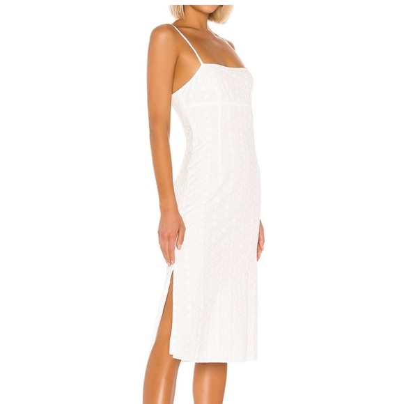 LPA Cotton Janina Dress in White Size S from REVOLVE - Picture 2 of 9